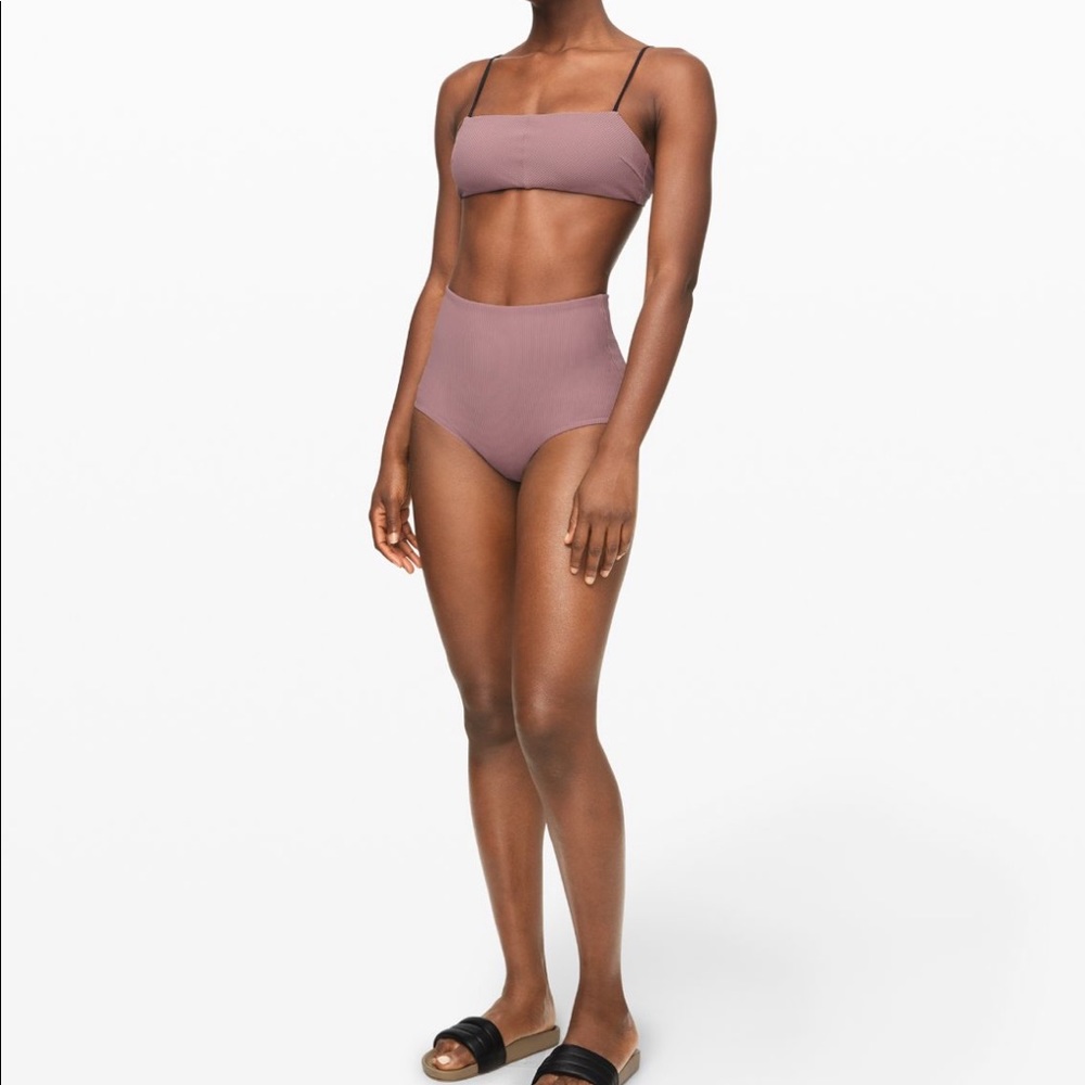 Lululemon high waisted swim bottoms